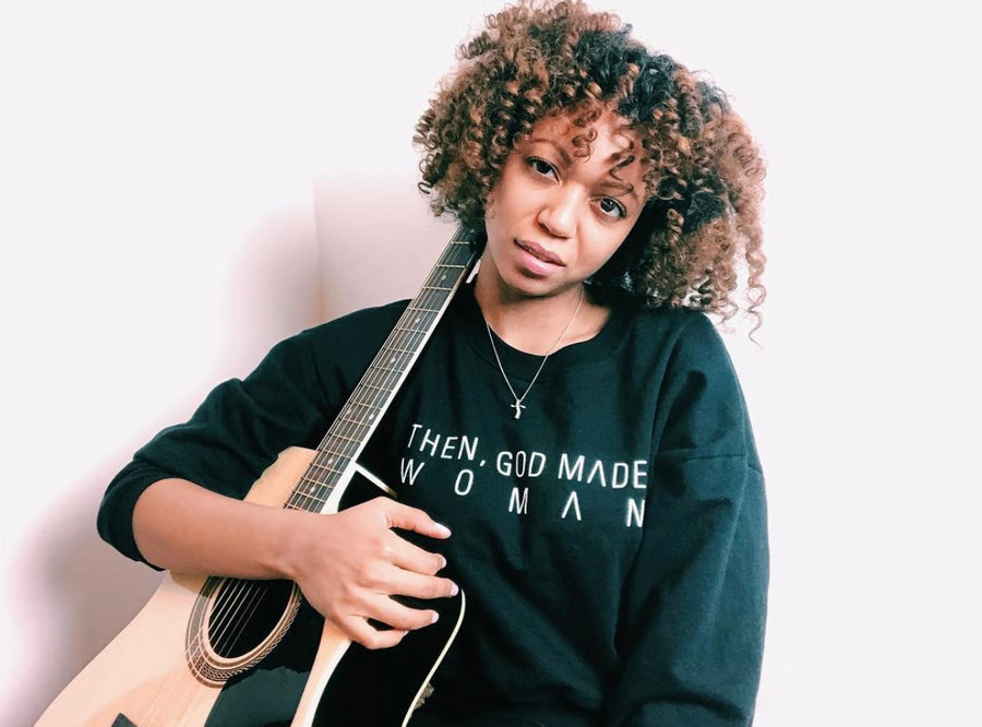 As Seen on Erica Campbell: Then, God Made Woman Unisex Sweatshirt (Only a Few Left)