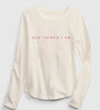 God Thinks I Am Youth Jersey Long Sleeve Tee - YS-YL